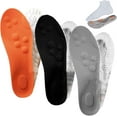 thumbnail image 1 of 3 Pairs 4D Cloud Memory Foam Shoe Insoles with Arch Support - Comfort Massage Gel Inserts for Men & Women - All Day Pain Relief for Work, Sports, Walking - Breathable Cushioning Insoles Gifts, 1 of 8