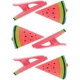 thumbnail image 1 of 3 Pairs (6 Ct) Watermelon Style Beach Towel Clips Jumbo Size for Beach Chair, Cruise Beach Patio, Pool Accessories for Chairs, Household Clip, Baby Stroller by C&H Solutions, 1 of 1