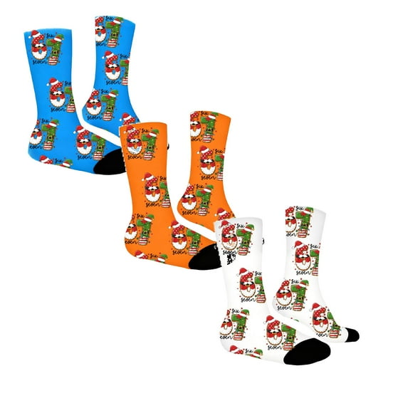 3 Pairs 67 Meme Crew Socks Funny Gifts For Boys Girls Six Seven 67 Socks