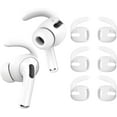 thumbnail image 1 of 3 Pairs AirPods pro Ear Hooks Covers Grip Tips, Anti Slip Wings Ear Covers Compatible with Apple AirPods Pro, White, 1 of 5