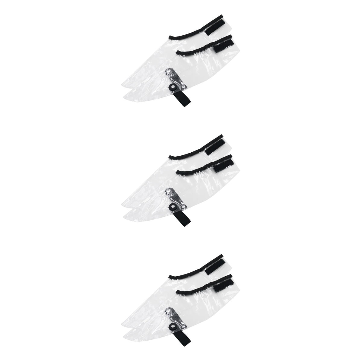 3 Pairs Barber Shoe Covers Haircut Shoes Cover Barber Gift Hairdressing Shoe Cover Shoes Protector Haircut Shoes Cape