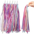 3 Pairs Bike Streamers Bike Tassels Handlebar Streamers Bike Ribbons