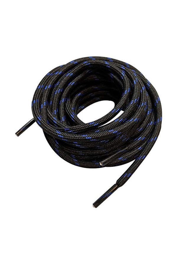 3 Pairs Black Blue Boot Laces Shoelaces for Hiking shoes Military Motorcycle Boots 38 40 45 46 48 54 60 63 72 Inches