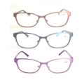 thumbnail image 1 of 3 Pairs Blue Light Blocking Cat Spring Hinge Clip-on Reading Glasses, 1 of 2
