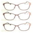 thumbnail image 1 of 3 Pairs Blue Light Blocking Cat Spring Hinge Clip-on Reading Glasses, 1 of 2