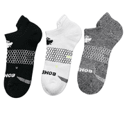 3 Pairs Bombas Men's All-Purpose Performance 3 Colors Ankle socks - Size Large 9-13