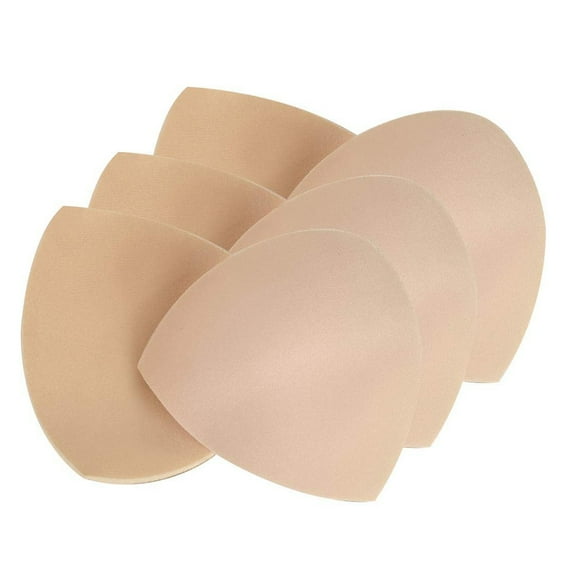 3 Pairs Bra Pad Inserts, Inserts Bra Cups Replacement Bra Pads Women's Comfy Sports Cups for Sport Bra Bikini Bra