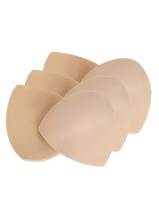 Bra and Bikini Gel Inserts for Summer Waterproof Silicone Triangle Push-Up  Breast Pads Swimsuit and Bra Inserts Enhancement Falsies Bikini Pads 