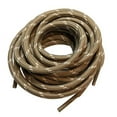 thumbnail image 1 of 3 Pairs Brown Gray Spot Outdoor Round Boot Laces Shoelaces for Hiking Work Safety Boots Shoes 39 40 48 54 60 63 72 Inches, 1 of 6