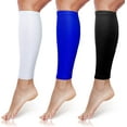 thumbnail image 1 of 3 Pairs Calf Compression Sleeves for Men And Women Football Leg Sleeve Footless Compression Sock for Running Athlete Cycling, 1 of 7