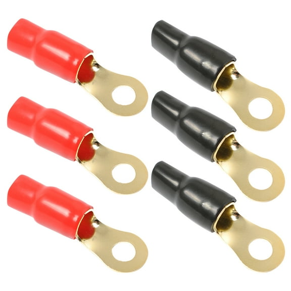 3 Pairs Car Speaker Wire Connectors Audio Plug Adapter Downspout Harness Eyelets