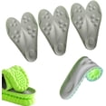thumbnail image 1 of 3 Pairs Cloudstride 4D Insoles for Men,Super Soft 4d Cloud Technology Insole,Women's U-Shape Memory Foam Breathable Shock Absorption Insole for Ankle Protection (10-11, Gray), 1 of 9