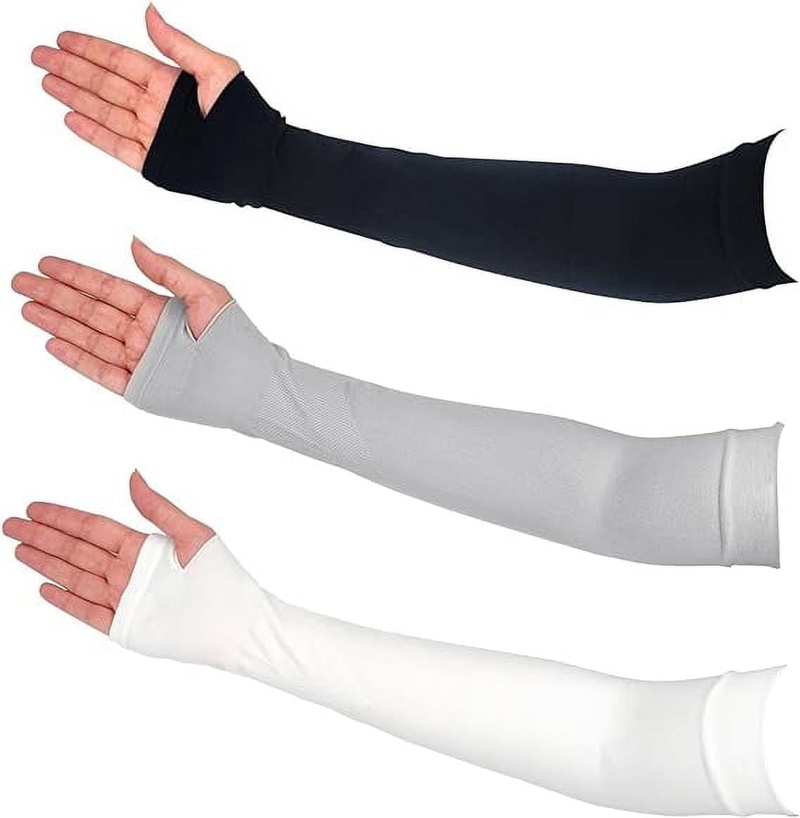 12 Pairs Cooling Arm Sleeves UV Protection Sun Sleeves for Women Men Outdoor Sports Running Golf