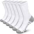 thumbnail image 1 of 3 Pairs Compression Socks for Men, Arch Support Mens Sport Socks for Running, Athletic, Cycling, 1 of 5