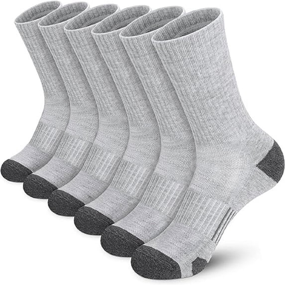 3 Pairs Compression Socks for Men, Arch Support Mens Sport Socks for Running, Athletic, Cycling