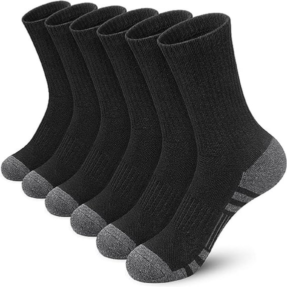 3 Pairs Compression Socks for Men, Arch Support Mens Sport Socks for Running, Athletic, Cycling