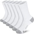 thumbnail image 1 of 3 Pairs Compression Socks for Men, Arch Support Mens Sport Socks for Running, Athletic, Cycling, 1 of 5