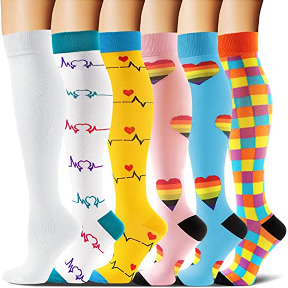 3 Pairs Copper Compression Socks for Women & Men Circulation 1520 mmhg, Best Support for