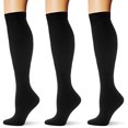 thumbnail image 1 of 3 Pairs Copper Compression Socks for Women & Men Circulation 15-20 mmhg, Best Support for Medical, Running, Nursing, 1 of 7