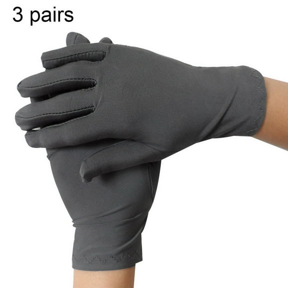 3 Pairs Cotton Gloves, Resuable Soft Works Glove or Moisturizing Dry Hands Coin Jewelry Silver Archival Costume Inspection
