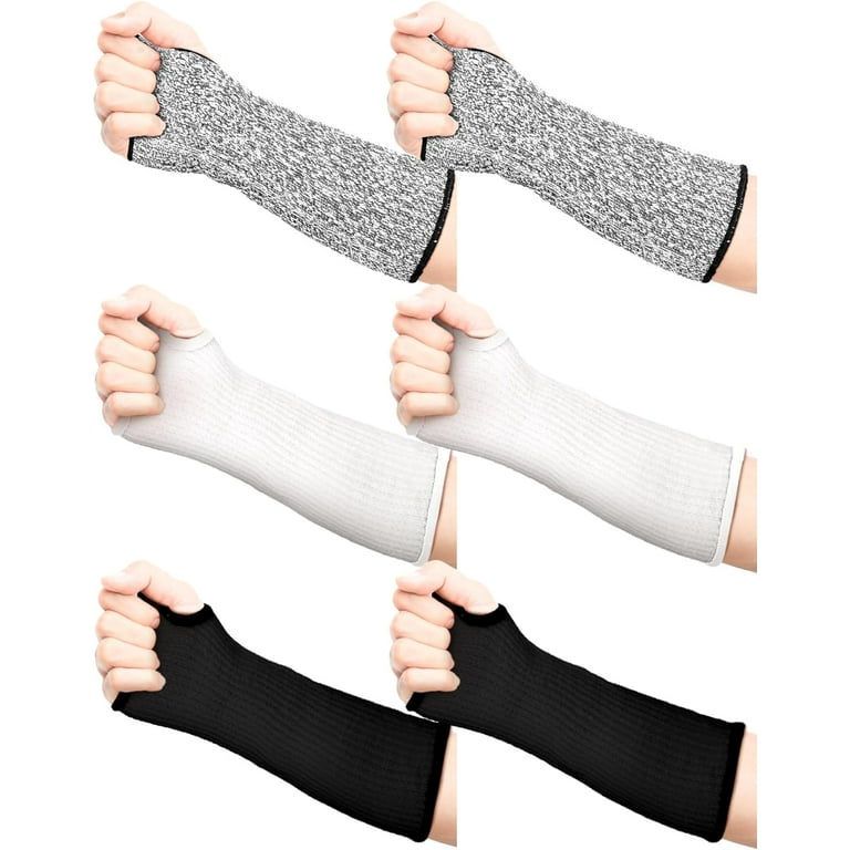Pairs Cut Resistant Arm Sleeves Thin Arm Protectors Arm Guard