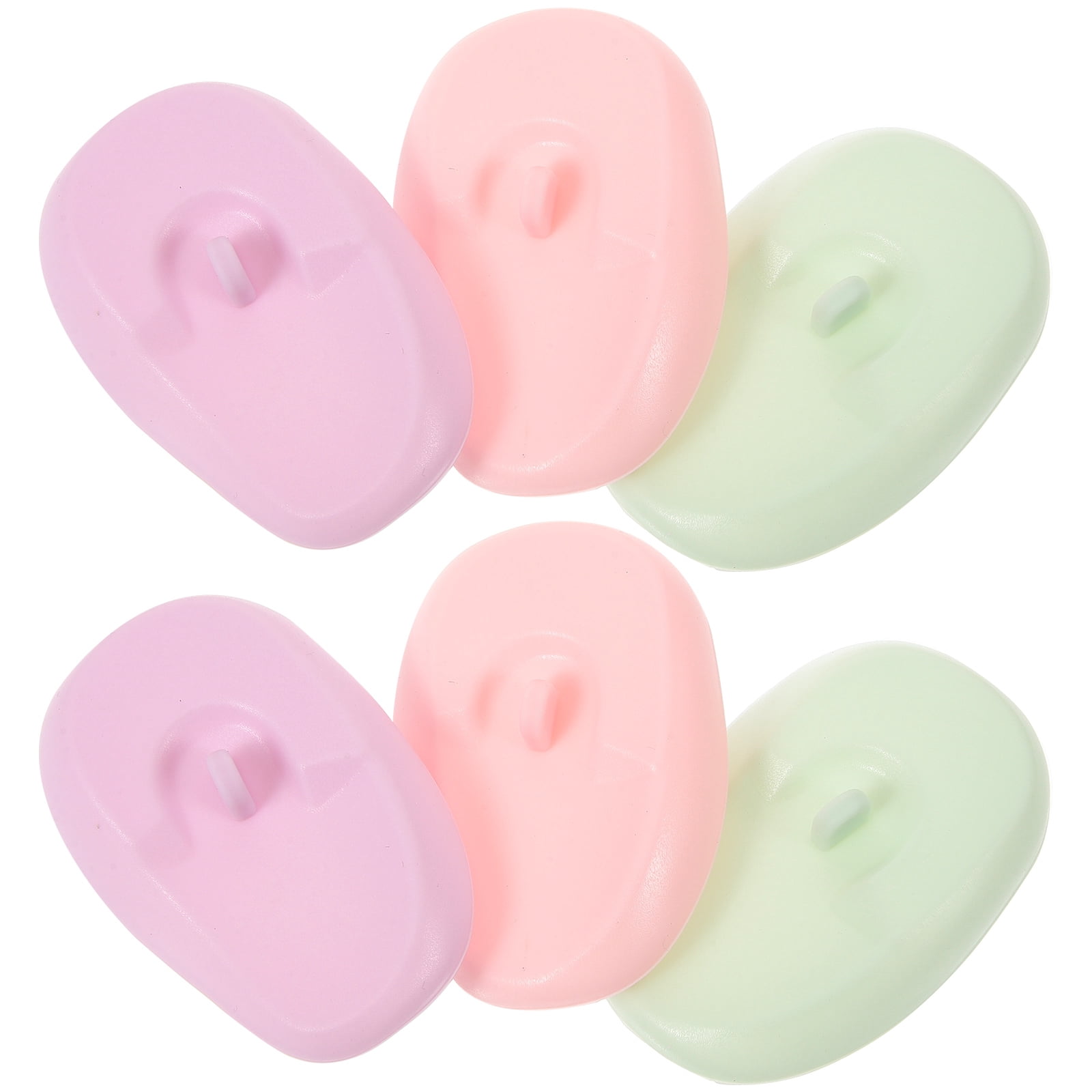 Silicone Hair Dyeing Ear Covers (2 Sets) - Ear Protection For Coloring, Washing, Styling - Reusable & Adjustable