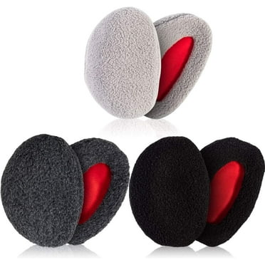 3 Pairs Ear Warmers Bandless Ear Muffs Unisex for Winter Outdoors