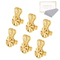 thumbnail image 1 of 3 Pairs Earring Lifters, Hypoallergenic Secure Earring Backs for Droopy Ears, Adjustable Earring Backs for Heavy Earring Heavy Earrin, 1 of 7