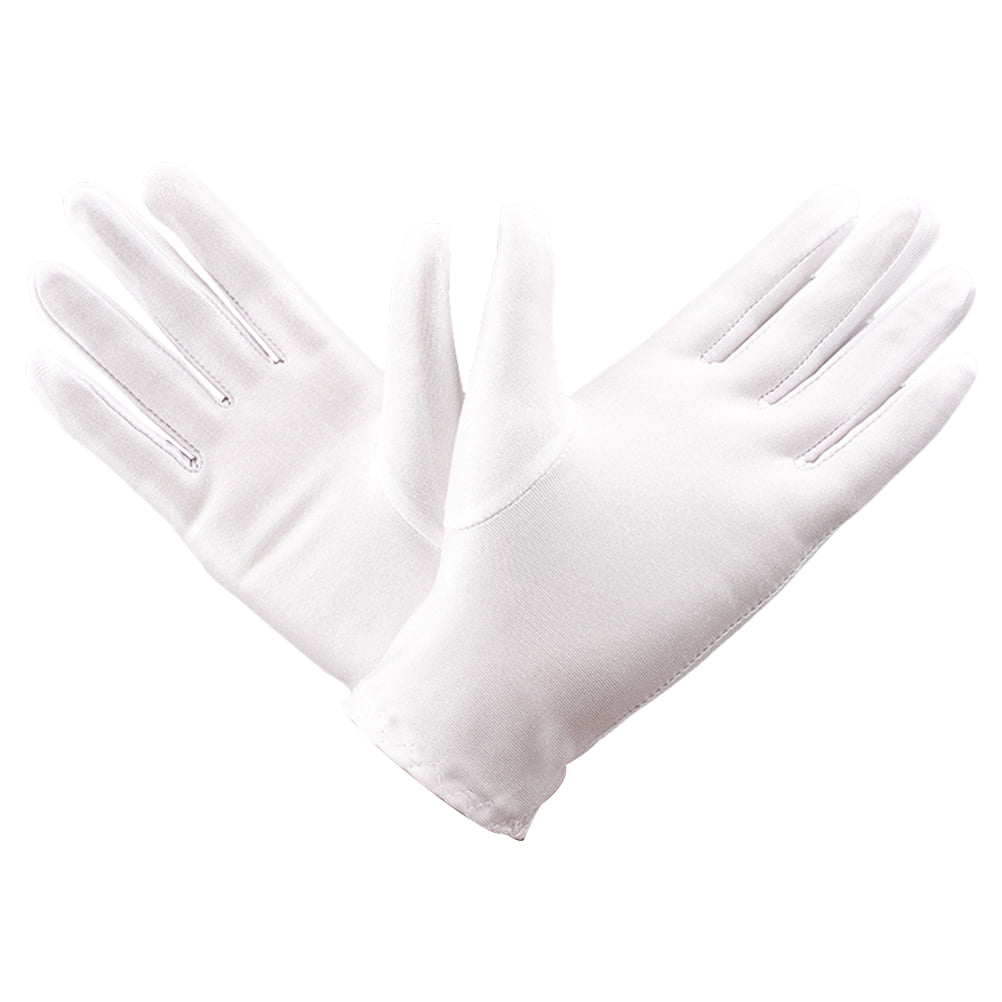 3 Pairs Elastic Spandex Gloves Jewelry Inspection Gloves Etiquette