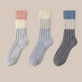 thumbnail image 1 of 3 Pairs Fuzzy Socks Womens Cozy Soft Socks Fluffy Cute Winter Warm Slipper Floor Socks Thicken Coral Velvet Christmas Stocking, 1 of 7