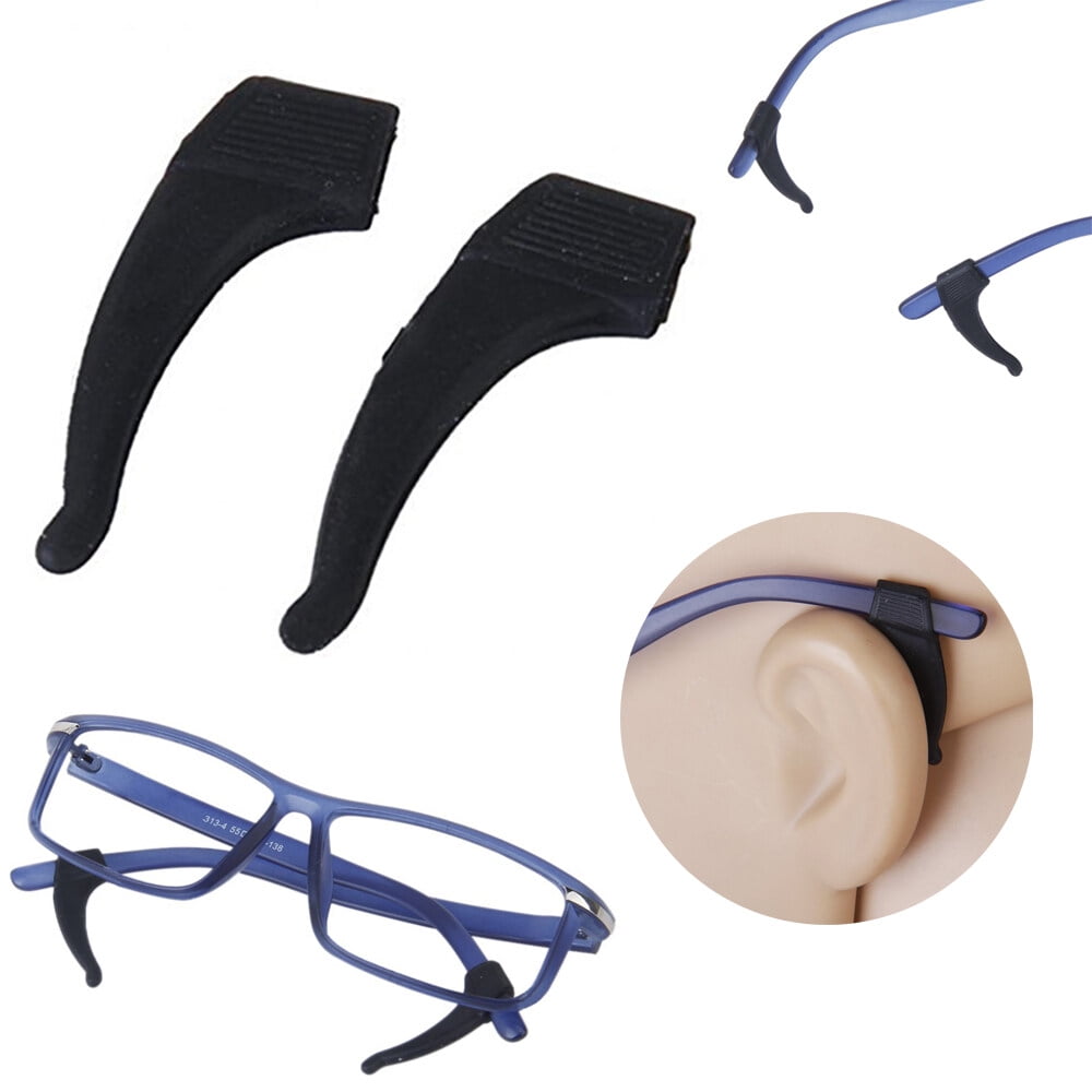 3 Pairs Glasses Eyeglass Holders Silicone Elastic Eyeglasses Temple Arm