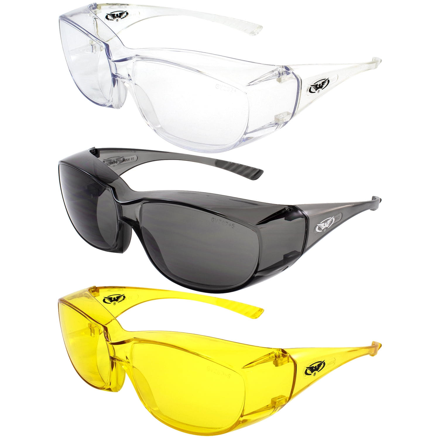 Motorcycle Safety Glasses Global Vision Octane Motorcycle Glasses - Anti-Fog Safety Sunglasses With Removable Gasket Z87.1 Certified Eyewear - Foto 11