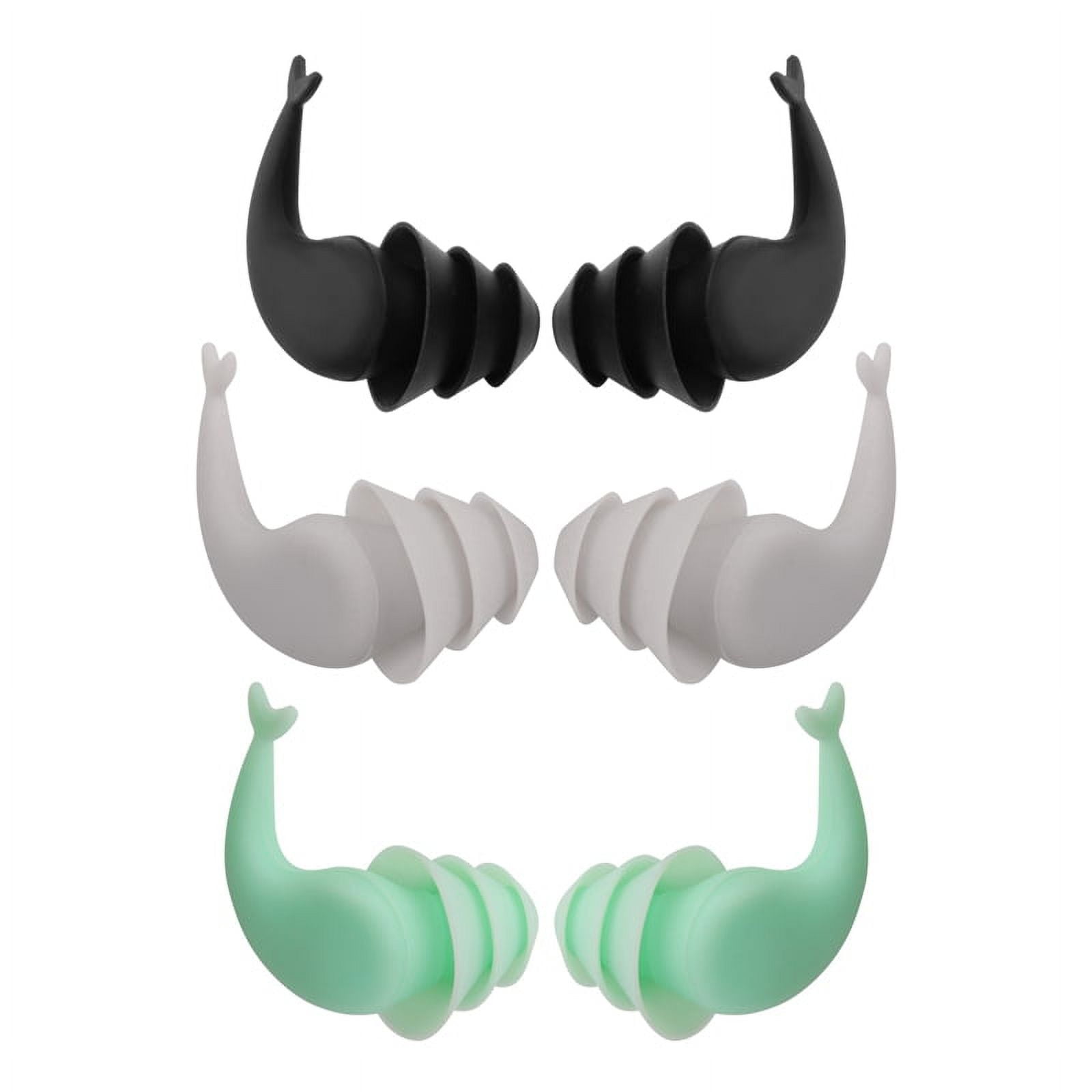 Hearos Reusable Silicone Ear Plugs - 2 Pair With Free Case, For Noise Reduction & Water Protection 3 thumbnail image