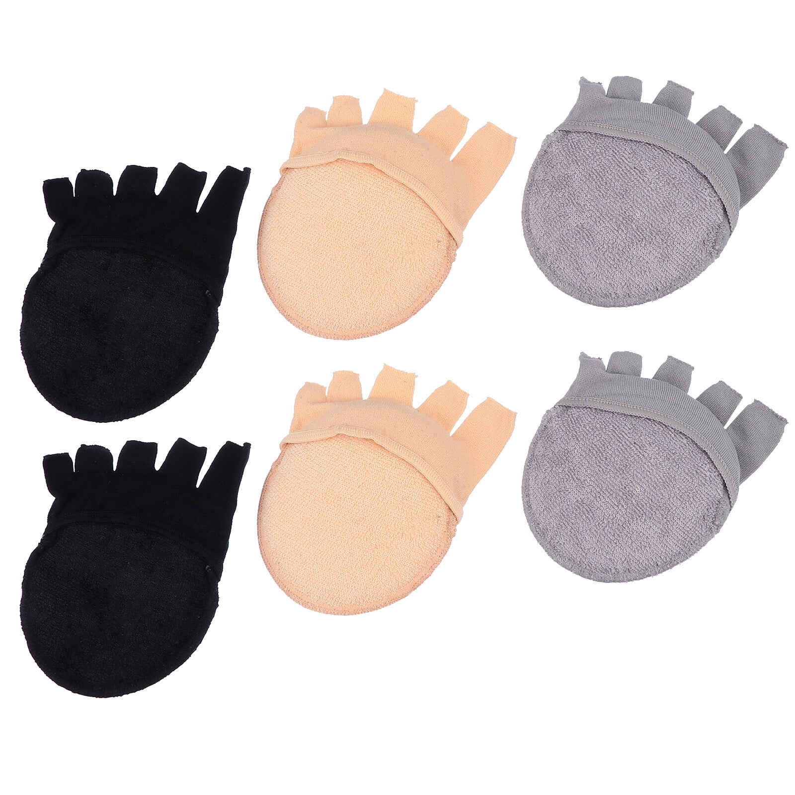 3 Pairs Half Toe Sock Tabi Socks Toe Alignment Socks Man 10X7CM ...