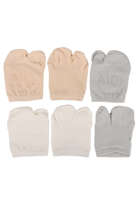 3 Pairs Half Toe Socks Socks for Women Women Half Socks Anti-skid Invisible Socks Women's