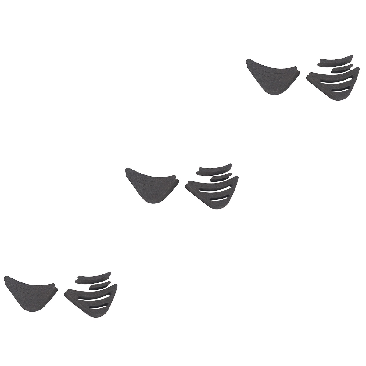 3 Pairs Heel Shoe Inserts Boot Insole Toe Filler Foot Amputation