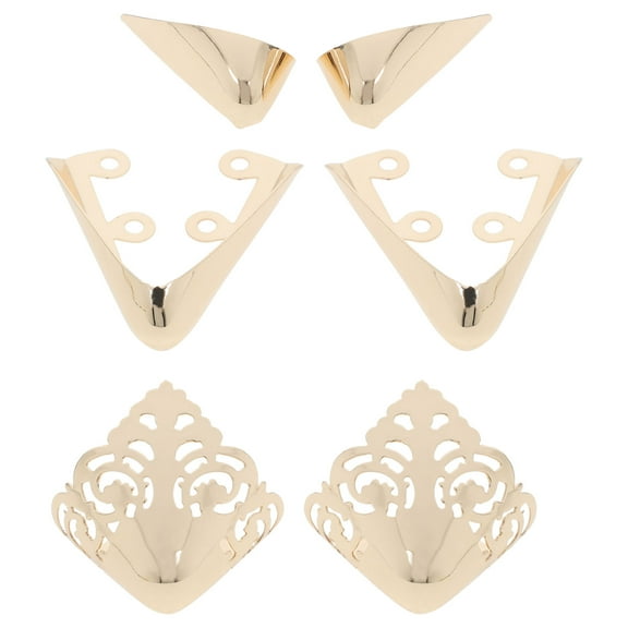 Raindrops 3 Pairs Clear High Heel Toe Protectors Metal Tip Cover for Women Dress Shoes Fashion Enhancement Easy Installation