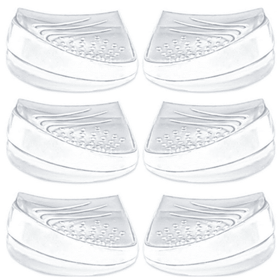 3 Pairs Inserts, 3 Layers Adjustable Heel Wedge Inserts for Supination & Pronation Correction, Adhesive Medial & Lateral Heel Insoles for Bow Legs, Knee Pain, Foot Alignment