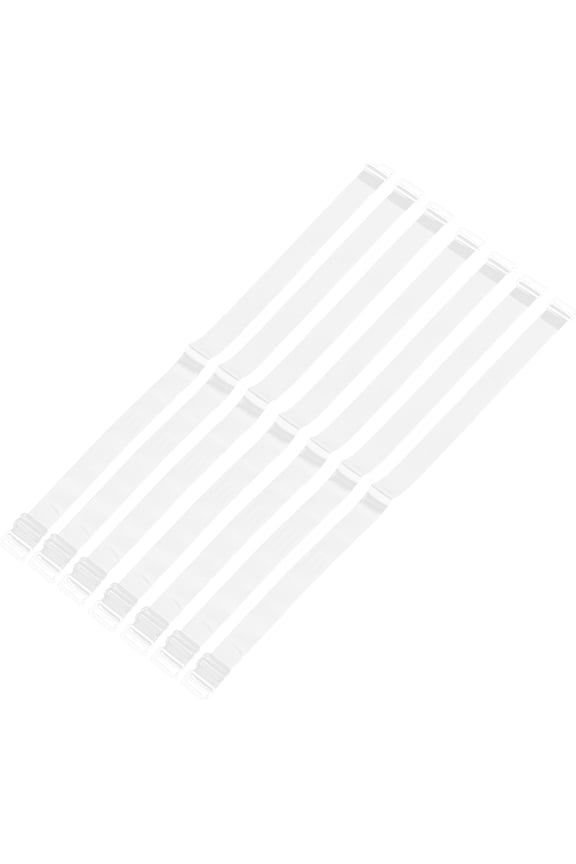 3 Pairs Invisible Clear Bra Straps, Adjustable Stop Slipping Shoulder Bra Straps for Women Strapless Bras, Soft Transparent Replacement Shoulder Straps for Party Wedding Beach