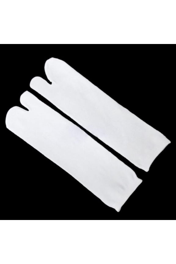 3 Pairs Japan Tabi Socks, Split 2 Toe Sandals Ninja Slipper Japanese Kimono Cotton White,Grey and Black