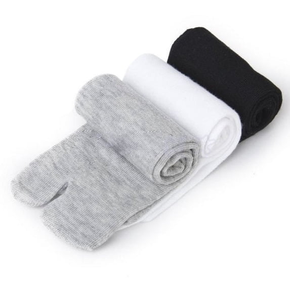 3 Pairs Japanese Kimono Soft Cotton Socks Flip Flop Sandal Split Toe Tabi Socks
