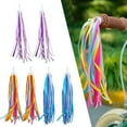 3 Pairs Kids Bike Streamers Bicycle Tassel Ribbon 32 Strips Children