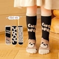 thumbnail image 1 of 3 Pairs Kids Wool Cotton Socks, Toddlers Boys Girls Warm Cute Animal Pattern Cartoon Novelty Fashion Soft Cotton Long Socks, 1 of 8