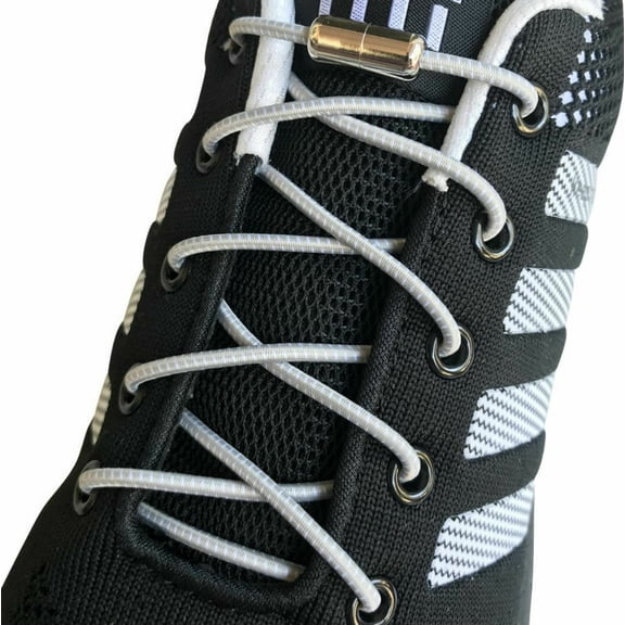 3 Pairs Lazy No Tie Elastic Tieless Lock Shoe Laces Strings for Kids Adults Make All Sneakers Slip On Fit All Shoes