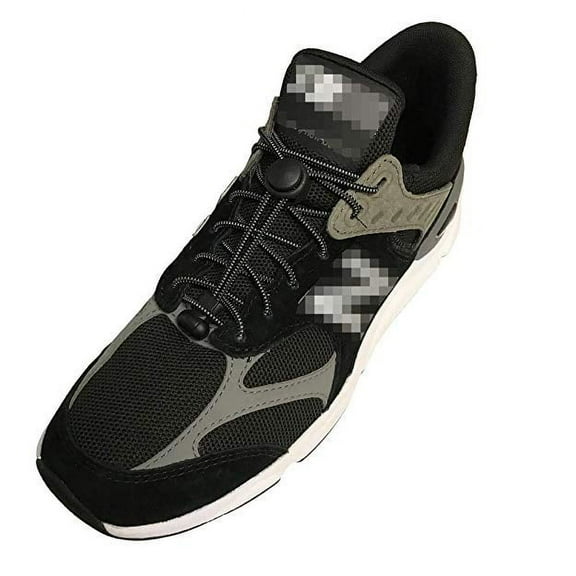 3 Pairs Lazy No Tie Tieless Elastic Lock Laces ShoeLaces Strings for Kids Adults Sneakers Canvas Jogging Running Sports