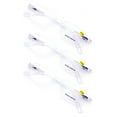 thumbnail image 1 of 3 Pairs Lightweight Men Women Rimless Comfortable Reading Glasses with Spring Hinge - Clear Lens Reader +3.00, 1 of 4