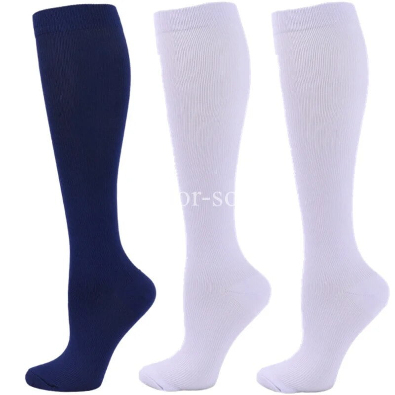 3 Pairs Lot Compression Socks Blood Circulation Running AntiFatigue