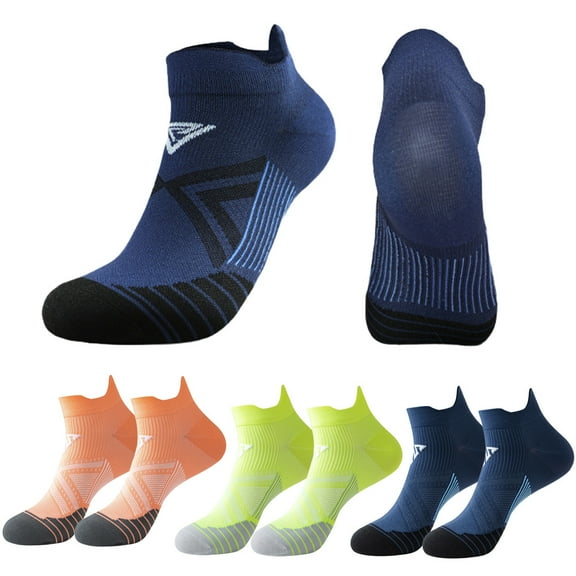 3 Pairs Low-Cut Compression Running Socks with Arch Support Ankle Compression Socks for Sports, Recovery & Circulation