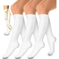 thumbnail image 1 of 3 Pairs Medical Sport Compression Socks - 15-20mmhg Graduated Knee-High Support for Men & Women, Ideal for Soccer, Running, and Nurses, 1 of 7