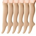 thumbnail image 1 of 3 Pairs Medical Sport Compression Socks - 15-20mmhg Graduated Knee-High Support for Men & Women, Ideal for Soccer, Running, and Nurses, 1 of 7